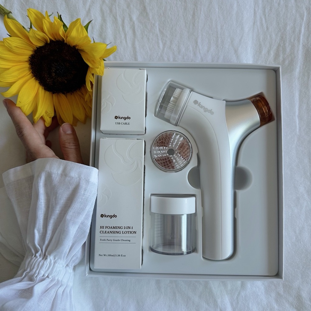 White Skincare Device Set